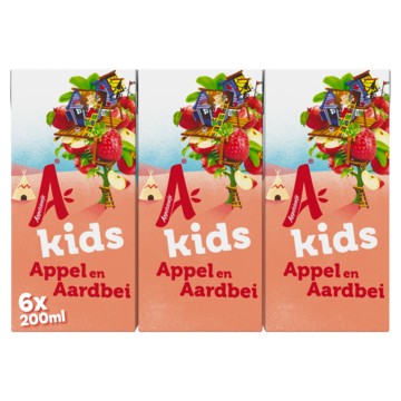 Appelsientje Kids Fruitdrink Appel en Aardbei 6 x 0, 2L
