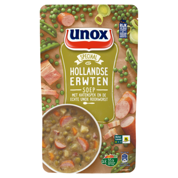 Unox Speciaal Soep In Zak Hollandse Erwten 570ml