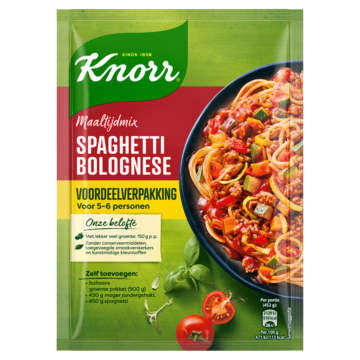 Knorr Maaltijdmix Voordeelverpakking Spaghetti Bolognese 90g