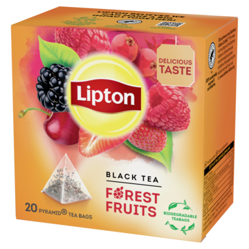 Lipton zwarte thee Forest Fruits 20 Stuks
