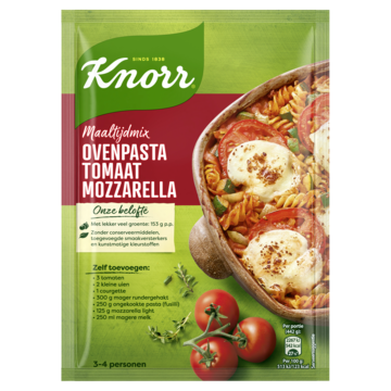 Knorr Maaltijdmix Ovenpasta Tomaat Mozzarella 64g