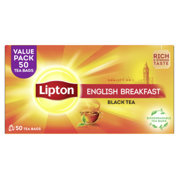 Lipton Thee English Breakfast 50 Stuks
