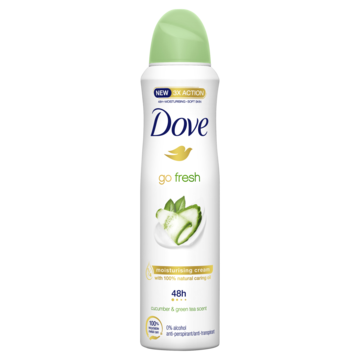 Dove Go Fresh Anti-Transpirant Deodorant Spray Cucumber & Green Tea 150ml