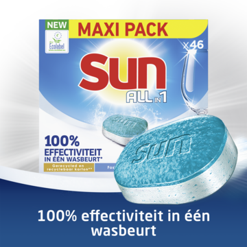 Sun All-in 1 Vaatwastabletten Normaal 46 tabletten