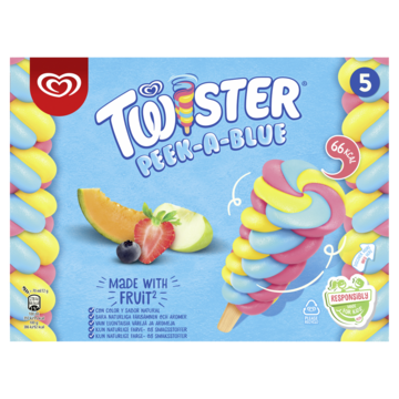 Ola Waterijsje Twister Peek-a-Blue 5 x 70ml