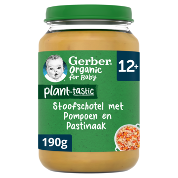 Gerber® Plant-tastic Stoofschotel met Pompoen en Pastinaak 12+