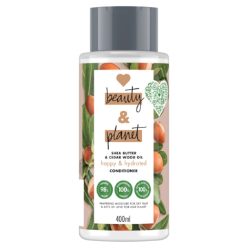 Love Beauty and Planet Shea Butter & Cedar Wood Oil Conditioner Happy & Hydrated 400ml