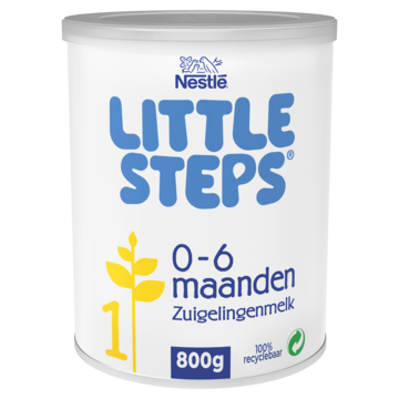 NESTLÉ LITTLE STEPS® 1 Zuigelingenmelk standaard flesvoeding 0+ 800g