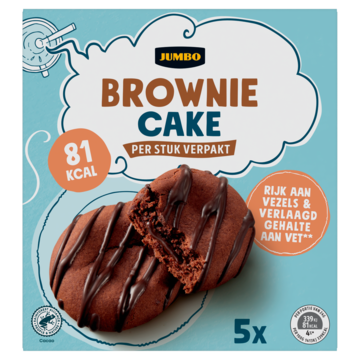 Jumbo Brownie Cake 5 Stuks