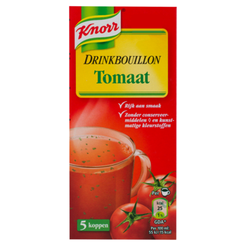 Knorr Drinkbouillon Tomaat 5 Stuks