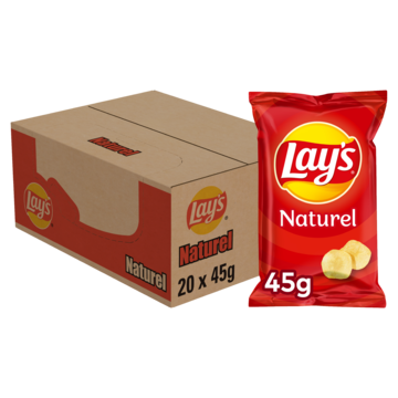 Lay's Naturel Chips 20 x 45g