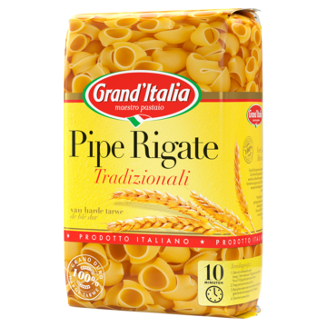 Grand'Italia Pasta Pipe Rigate Tradizionali 500g