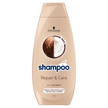 Schwarzkopf Shampoo Repair & Care 400 ml, voor droog & beschadigd haar