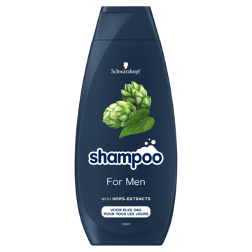 Schwarzkopf Shampoo For Men 400 ml, voor dagelijks gebruik
