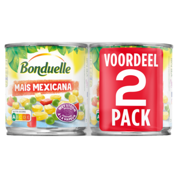 Bonduelle Maïs Mexicana Voordeelpak 2x200g