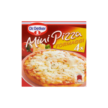 Dr Oetker Mini Pizza Formaggi 4 Stuks 3g Dr Oetker Mini Pizza Formaggi 4 Stuks 3g