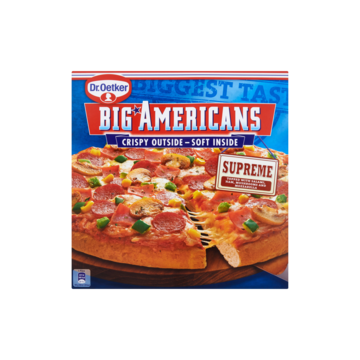 Dr Oetker Big Americans Pizza Supreme 455g Bestellen Diepvries Jumbo Supermarkten