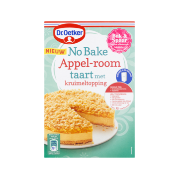 logo concert Vesting Dr. Oetker No Bake Appel-Roomtaart met Kruimeltopping 430g bestellen? -  Ontbijt, broodbeleg en bakproducten — Jumbo Supermarkten