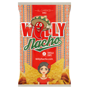 Willy Nacho El Classico Chili Tortilla Chips 200g