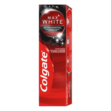 Colgate Max White Charcoal Whitening Tandpasta 75ml