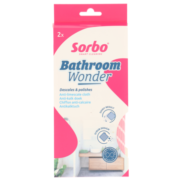 Sorbo Bathroom Wonder 33x34cm 2st