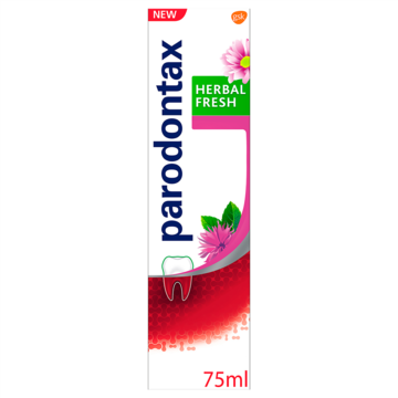 Jumbo Parodontax Herbal Fresh dagelijkse tandpasta tegen bloedend tandvlees 75ml aanbieding