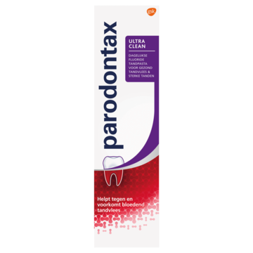 Jumbo Parodontax Ultra Clean dagelijkse tandpasta tegen bloedend tandvlees 75ml aanbieding