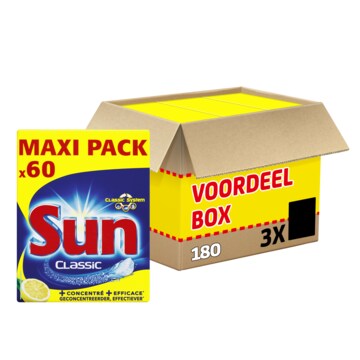 Sun Classic Citroen Vaatwastabletten 3 x 60 Stuks
