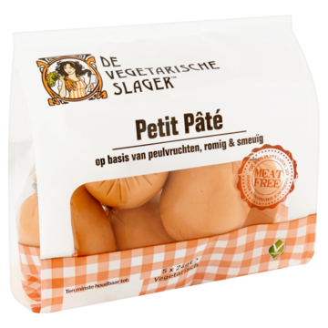 De Vegetarische Slager Petit Pâté 5 x 24g