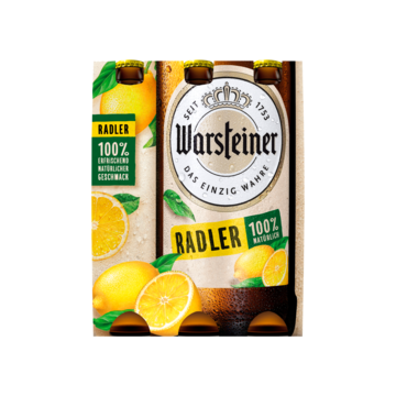 Warsteiner Premium Radler Flessen 6 x 0, 33L