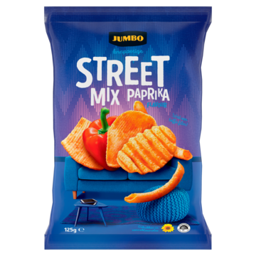 Jumbo Knapperige Street Mix Paprika Smaak 125g