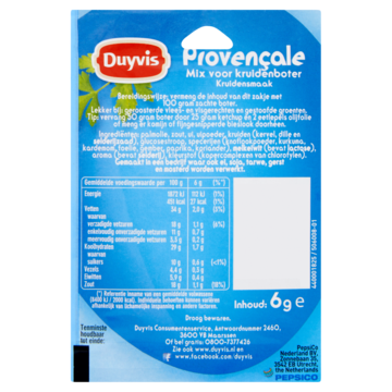 Duyvis Mix Provencale Kruidenboter 6gr