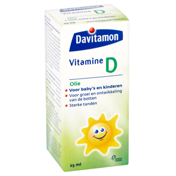 Vitamine D olie voor baby's en kinderen 25ml