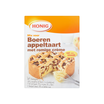 Honig Mix voor Boeren Appeltaart met Romige Crème