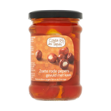 Costa Del Tapas Zoete Rode Pepers Gevuld Met Kaas 250 G Bij Jumbo costa del tapas kopen in de aanbieding Costa Del Tapas Zoete Rode Pepers Gevuld Met Kaas 250 G Bij Jumbo costa del tapas kopen in de aanbieding