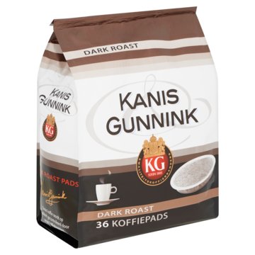 Kanis & Gunnink Dark Roast Koffiepads 36 stuks