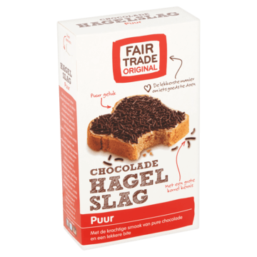 Fair Trade Original Chocolade Hagelslag Puur 400g