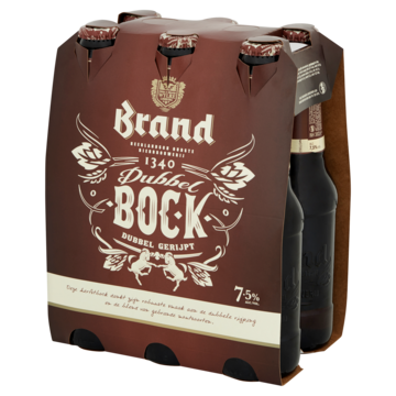 Brand Dubbelbock Bier Fles 6 x 30cl