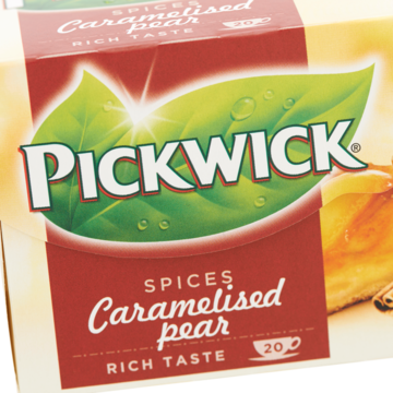 Pickwick Spices Caramelised Pear Zwarte Thee 20 Stuks