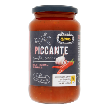 Jumbo La Dolce Vita Piccante Pastasaus 620 G Bij huismerk kopen in de aanbieding Jumbo La Dolce Vita Piccante Pastasaus 620 G Bij huismerk kopen in de aanbieding