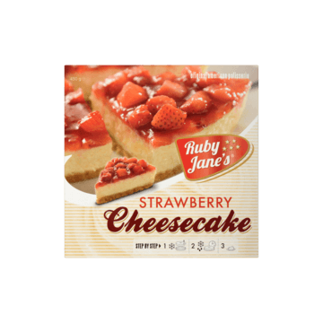 Ruby Jane's Aardbei Cheesecake 450g