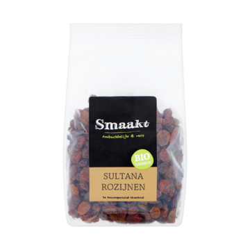 Smaakt Biologisch Sultana Rozijnen 250g