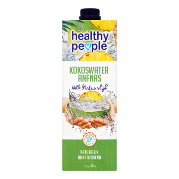 Healthy People Kokoswater Ananas 1L