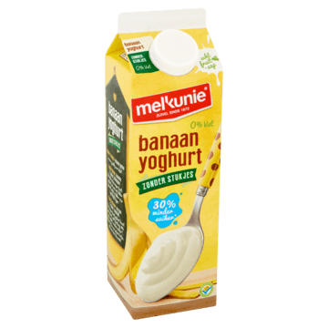 Onweersbui Observeer Gezamenlijke selectie Melkunie Banaan Yoghurt Zonder Stukjes 0% Vet 1L bestellen? - — Jumbo  Supermarkten