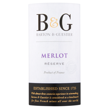Barton & Guestier - Réserve - Merlot - 6 x 750ML