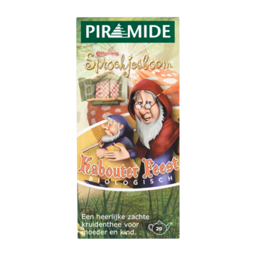 Piramide Biologisch Thee Kabouter Feest 20 x 2g