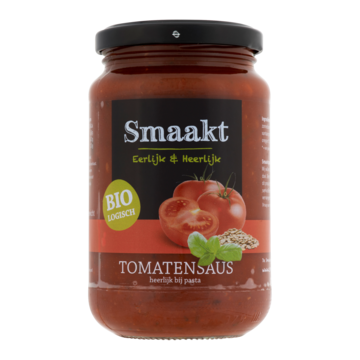 Smaakt Biologisch Tomatensaus 380g