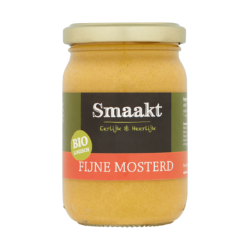 Smaakt Biologisch Fijne Mosterd 180g