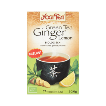 Yogi Tea Green Tea Ginger Lemon Biologisch Groene Thee, Gember, Citroen 17 x 1, 8g