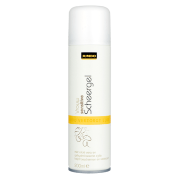 Jumbo Vrouw Sensitive Scheergel met Aloë Vera 200ml